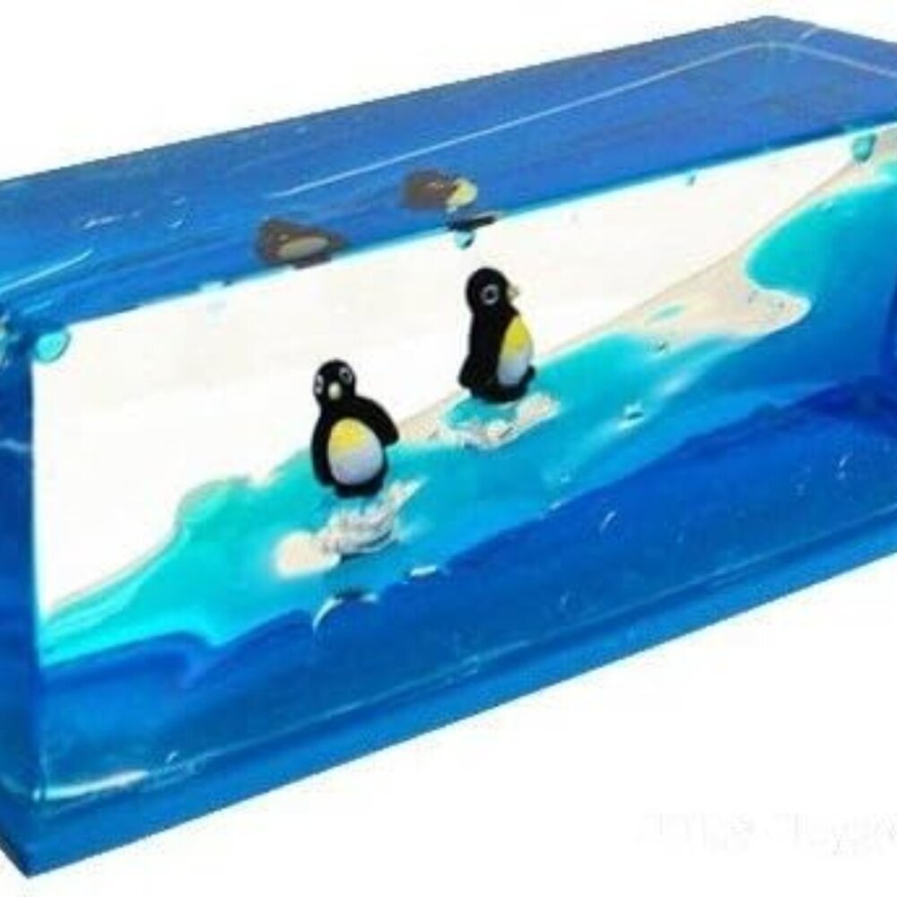 International, Ltd. Wave Paperweight Penguins